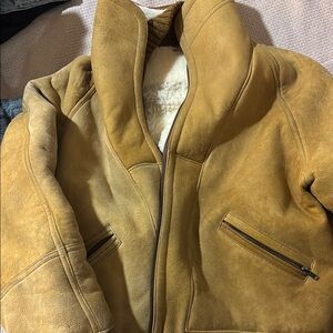 Men's Tan Bomber Jacket
